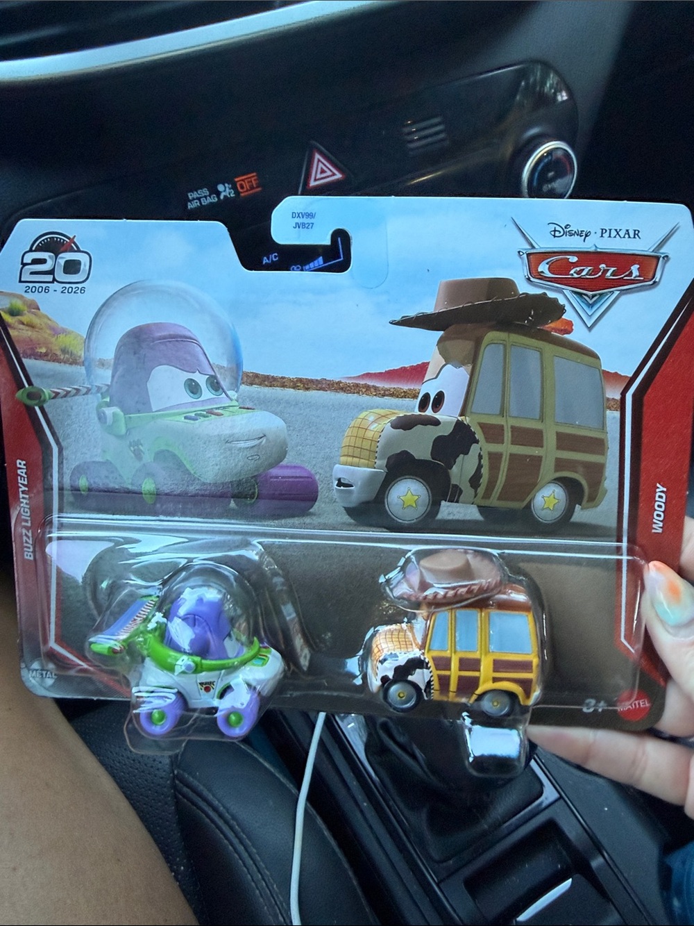 Hard to find Disney Pixar Cars Woody & Buzz Lightyear Twin Pack - Brown & Green